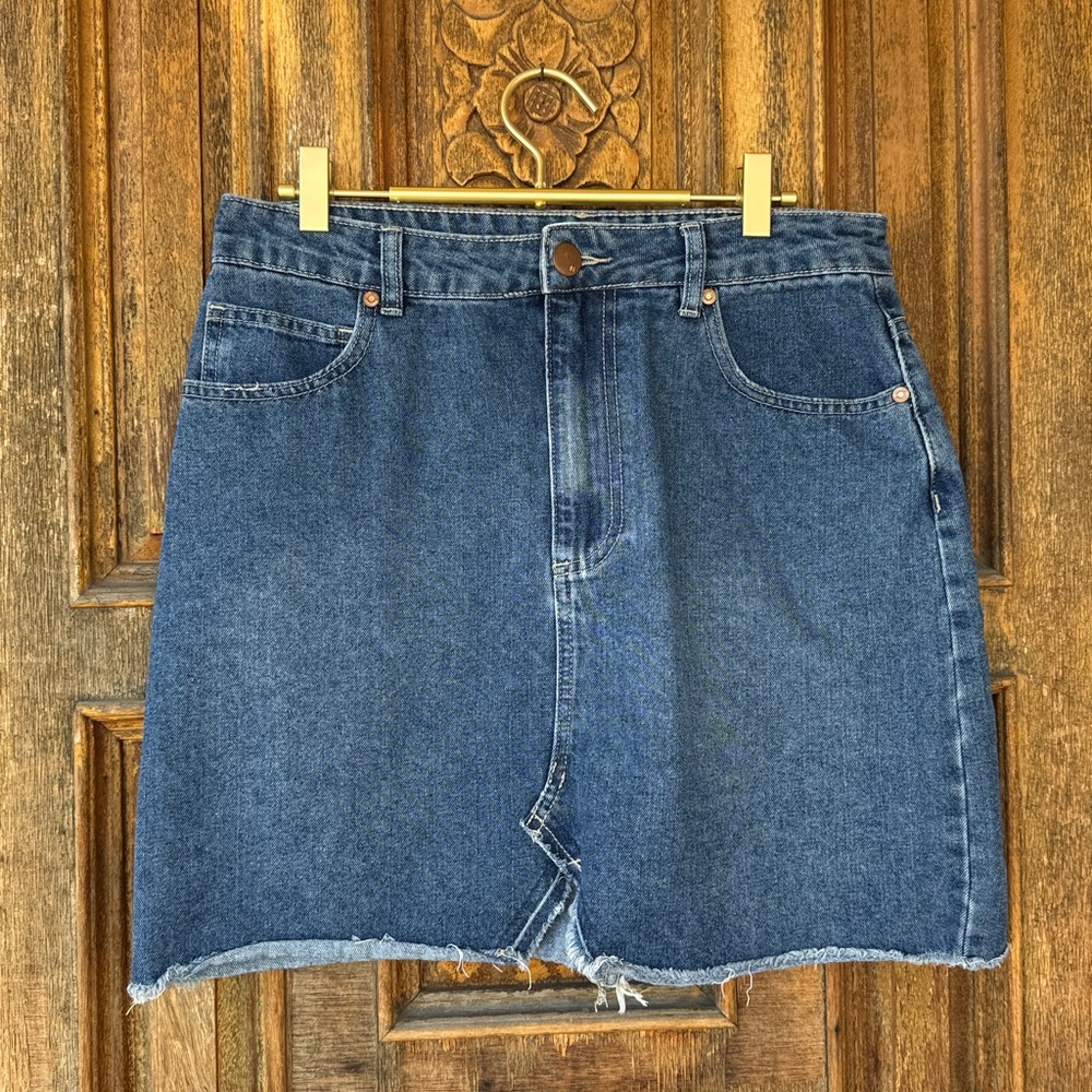 Cotton On Denim Mini Skirt Size 8